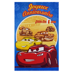 carte anniversaire Cars Disney Flash McQueen K