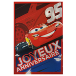 carte anniversaire Cars Disney Flash McQueen I