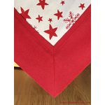 nappe de noel avec étoiles
