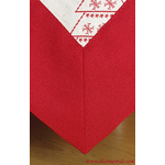 nappe de noël avec sapins