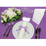 Déco table violette
