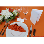 Déco table orange