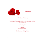 carte invitation saint valentin Réf 199