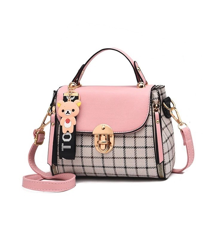 Sac main petites filles exquis de couleur Petit sac carr