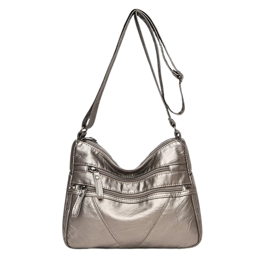 Sac à main à bandoulière simple en cuir Pu pour femme