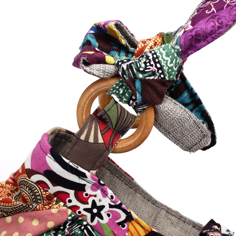 Annmouler-sac-main-en-tissu-de-coton-pour-femmes-sac-bandouli-re-Patchwork-Hippie-grande-capacit