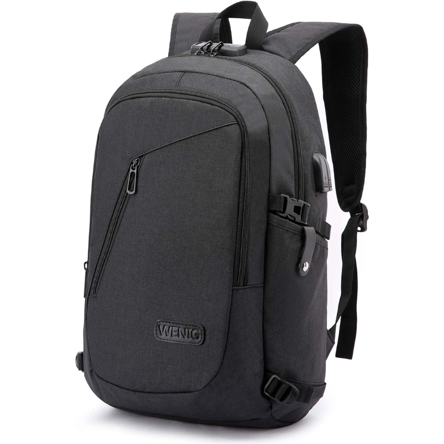 Sac à dos antivol de Wenig - le sac à dos idéal pour ordinateur portable pour un voyage sûr et privé.