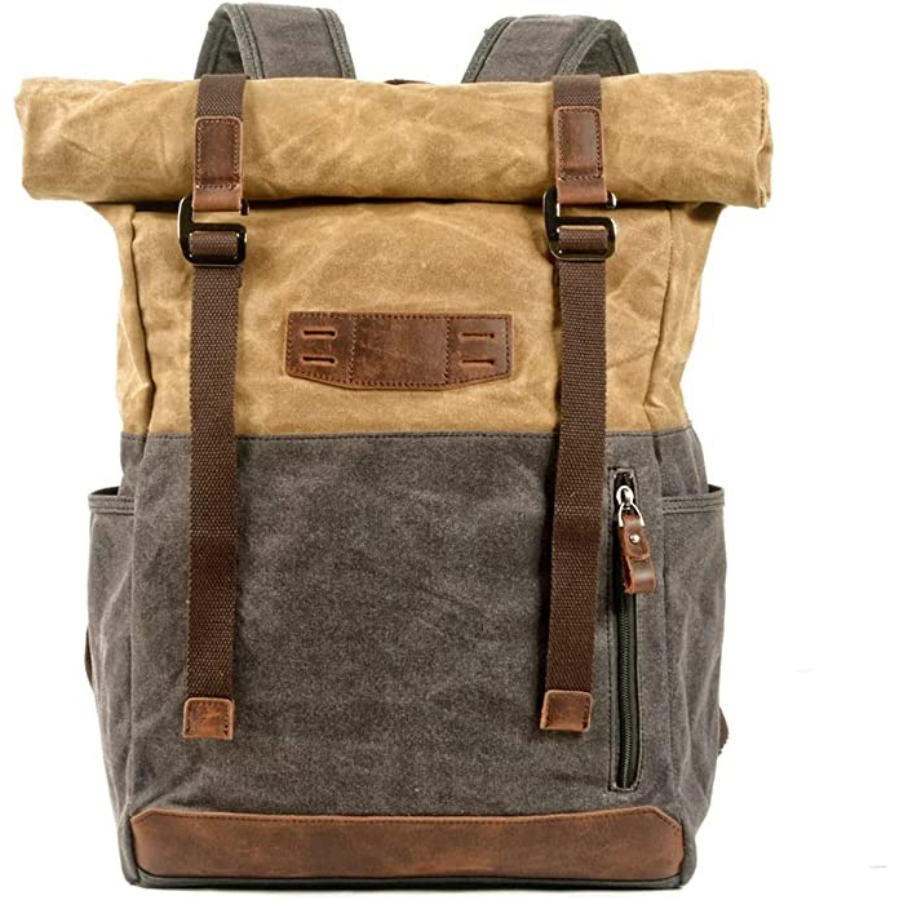 Sac à bandoulière style Japonais - Sac en toile de jute pour homme