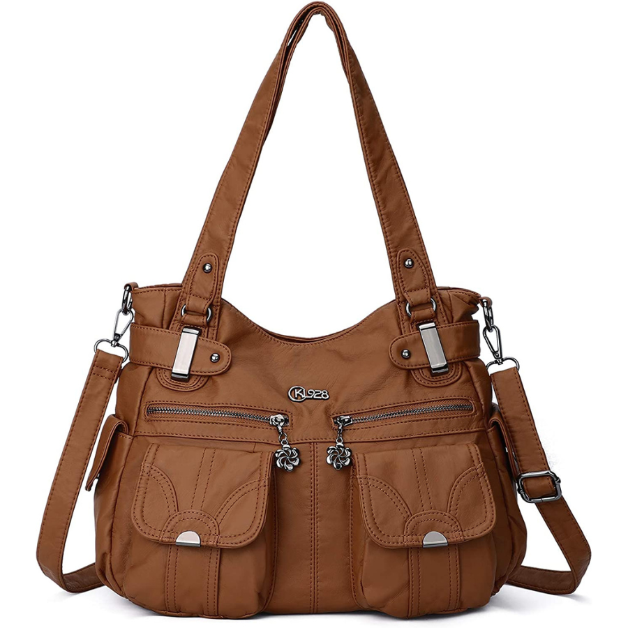 Sac à main en cuir Pu souple pour femme petit sac à bandoulière