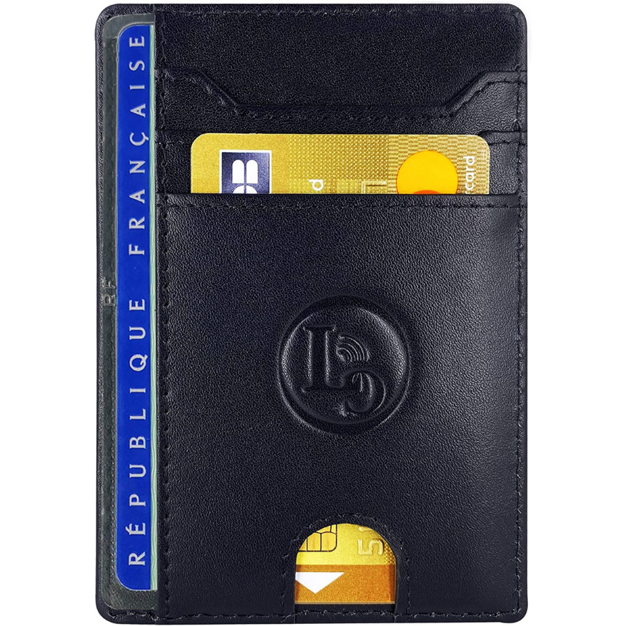 Porte-cartes de crédit et pièce d'identité minimalistes - Protection des cartes de crédit sans contact
