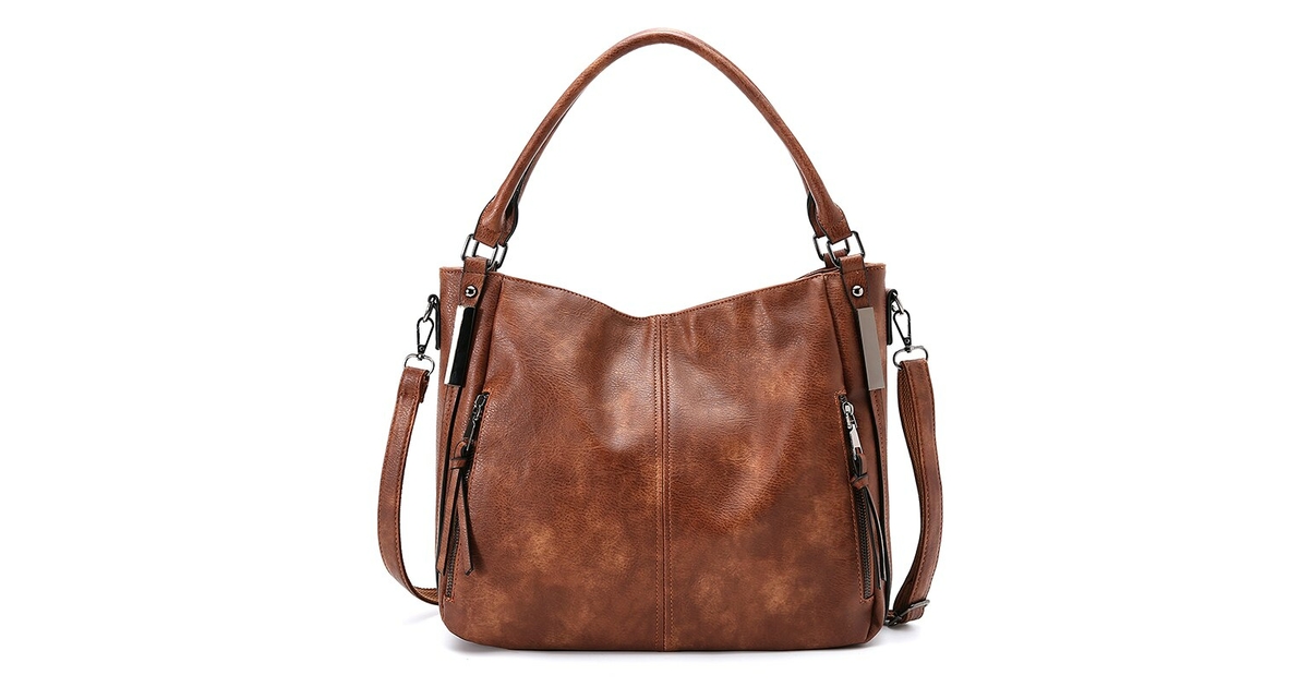 Sac à main à bandoulière de luxe en cuir souple pour femme style