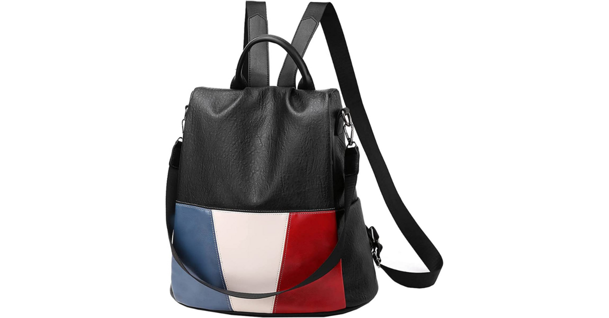 Sac à dos antivol en cuir pour femme à bandoulière Sac Tendance