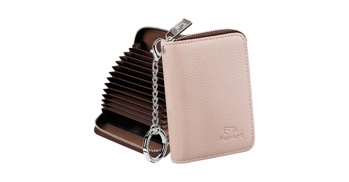 Portefeuille Femme Grande Capacité En Cuir Synthétique  Multi-Compartiments Avec Fermoir