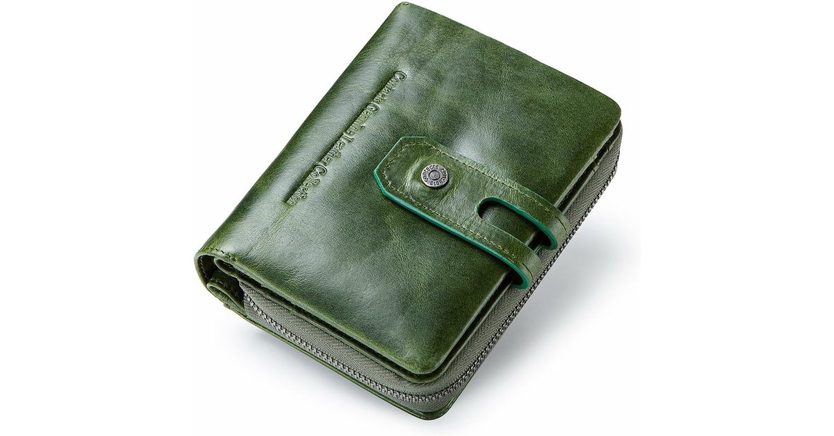 Portefeuille Femme En Cuir Véritable Roulens - Porte Monnaie RFID - 13 Cartes - Cadeau Élégant