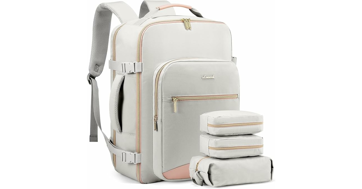 LOVEVOOK Sac à Dos 40L Idéal pour Vos Voyages en Avion