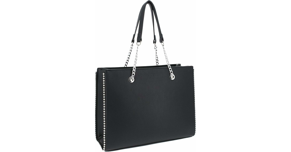 Sac à main femme chaîne perle XL Format A4 chic et tendance