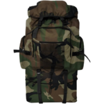 vidaXL Sac à Dos Camouflage 100L