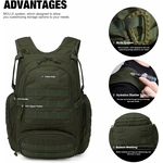 Sac tactique militaire pour trekking