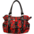 Sac motif écossais vintage plaid pour femme et grande capacité