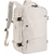 HOMIEE Sac à Dos Cabine 40L - Imperméable, Port USB, Pour Ordinateur 15,6", Bagage à Main Antivol pour Homme, Blanc