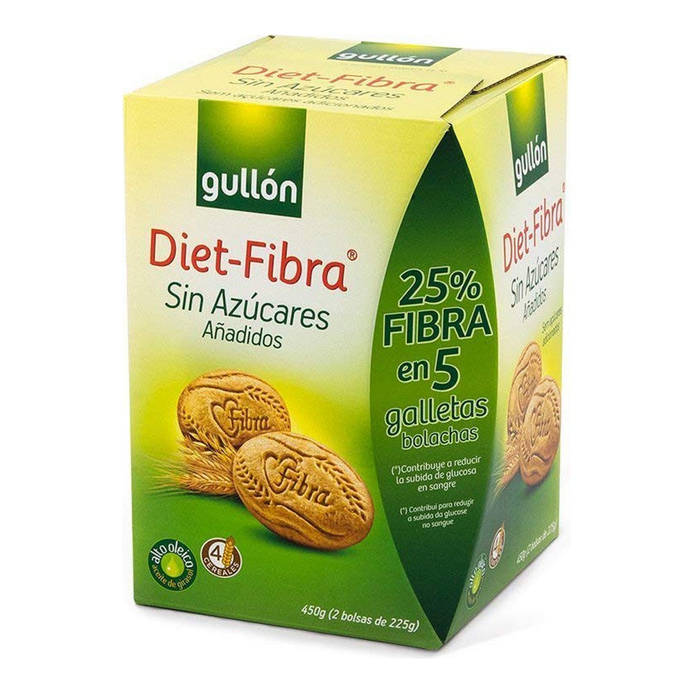 Gullon Lot De 3 Paquets De Biscuits Petit-déjeuner - Sans Sucre Ajouté - Céréales Complètes - 216 G Chacun