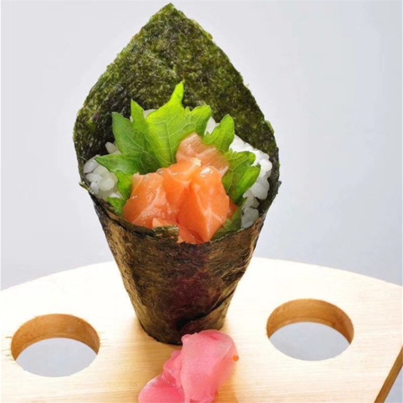 100-pi-ces-demi-coupe-Sushi-Nori-algues-usine-en-gros-AAA-qualit-vert-fonc-cuisson