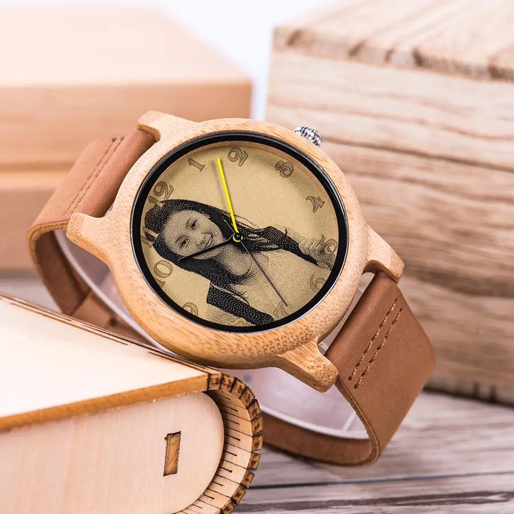 BOBO-BIRD-Montre-Couple-avec-Bracelet-en-Cuir-group-Photo-Laser-Ultra-Haute-Pr-cision-Personnalis