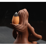 encensoir fumée inversée femme nue de dos