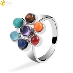 CSJA-1-Pc-7-Chakra-Anneaux-L-nergie-Reiki-Gu-rison-Point-Pierre-Perles-R-glable