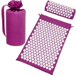 Tapis-d-acupression-t-te-cou-dos-coussin-de-Massage-des-pieds-avec-oreiller-Yoga-pique