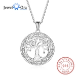 Arbre-de-Vie-Grand-Pendentif-Collier-Bijoux-925-Sterling-Argent-Colliers-et-Pendentifs-Pour-Les-Femmes