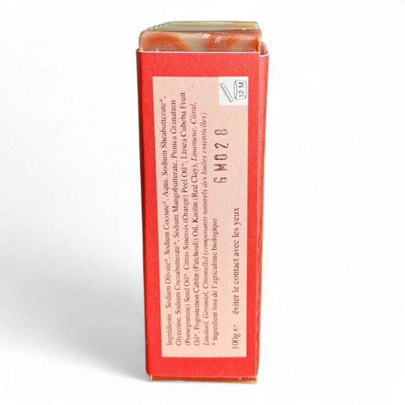 Liste INCI du Savon Grenade et Beurre de Mangue, savon naturel saponifié à froid.