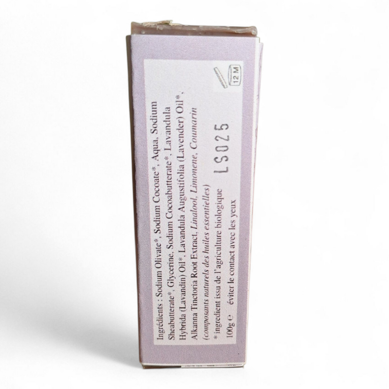 Liste INCI du Savon Lavande Sauvage, savon artisanal naturel à la lavande.