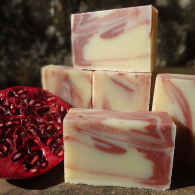 Savon Grenade bio, Beurre de Mangue & Argile rouge