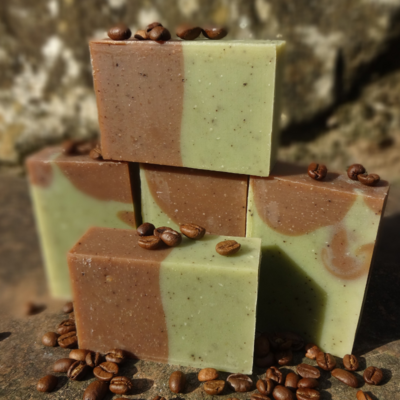 Savon exfoliant Menthe Mochaccino & beurre de Café