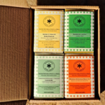 Coffret savon artisanal Homme - 4 savons surgras naturels