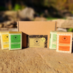 Coffret savon artisanal Homme - 4 savons surgras naturels