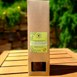 Diffuseur d’ambiance naturel et vegan, emballage kraft écologique. Sauge, citron de Sicile et romarin bio