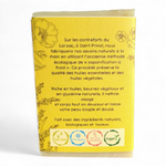 Dos de l’emballage du Savon Ylang Ylang Patchouli