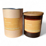 Bougie anti-moustiques naturelle artisanale avec son coffret en carton kraft