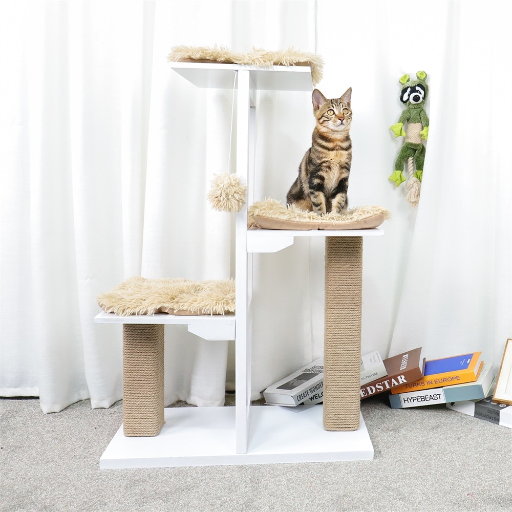 H93cm-arbre-chat-maison-avec-coussin-doux-chaton-meubles-Scratch-bois-pour-chats-escalade-cadre-chat
