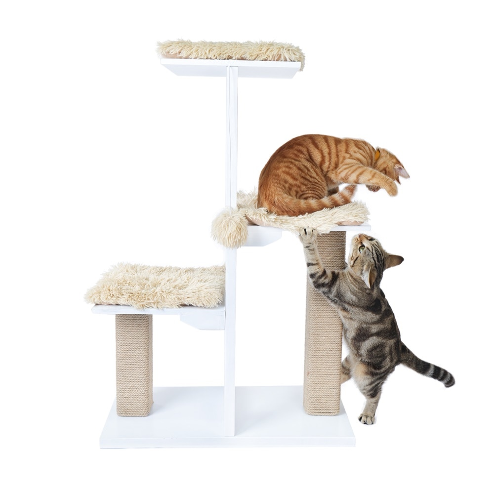 H93cm-arbre-chat-maison-avec-coussin-doux-chaton-meubles-Scratch-bois-pour-chats-escalade-cadre-chat