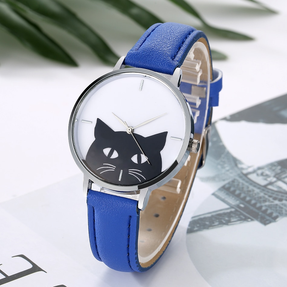 Montre chat noir (15)