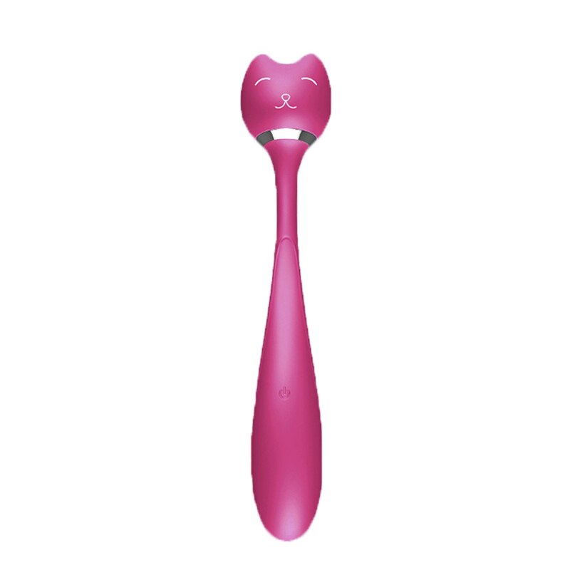 Omysky-mignon-chat-AV-baguette-vibrateurs-pour-femmes-g-spot-Clitoris-mamelon-stimulation-sexuelle-gode-VibratorUSB