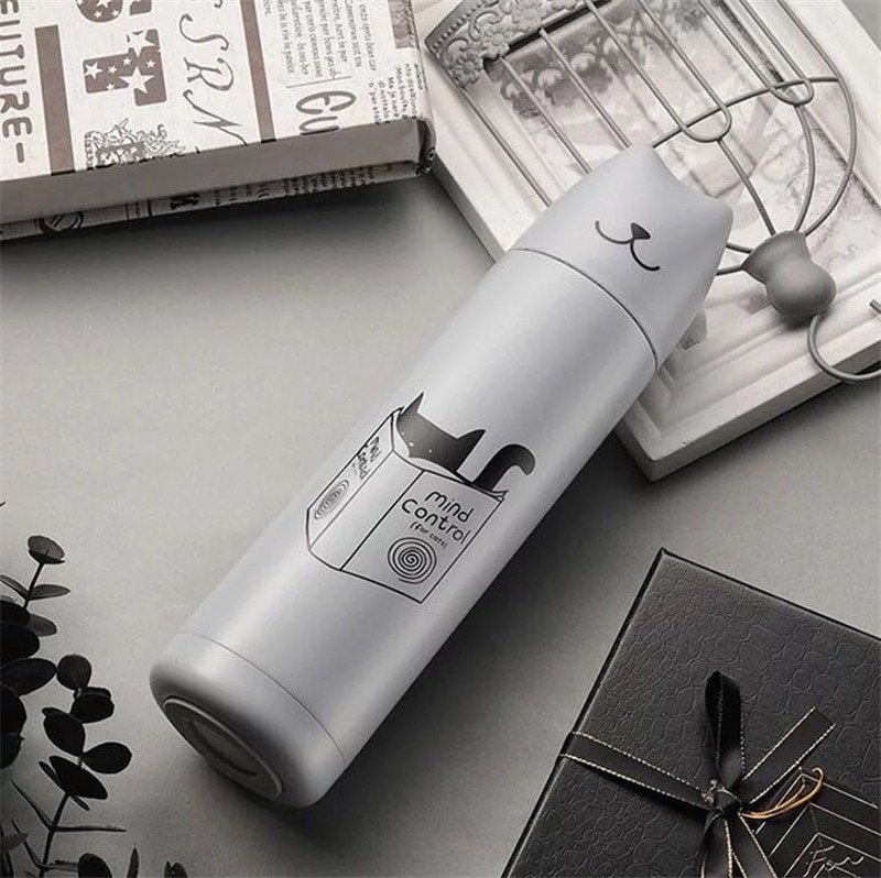Bouteille thermos Chat design