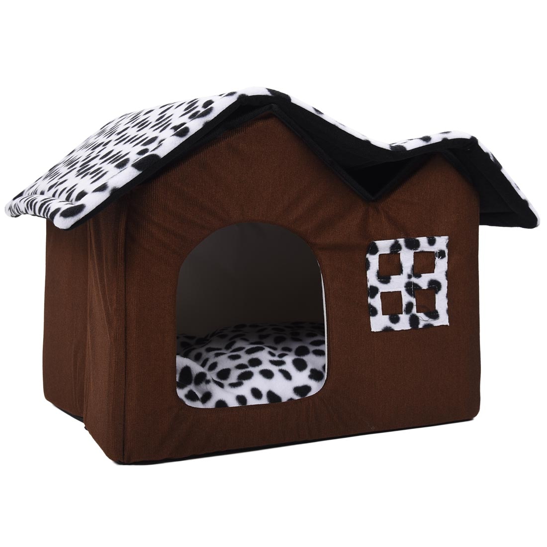 Hot-amovible-chien-lits-Double-Pet-House-brun-chien-chambre-chat-lits-chien-coussin-de-luxe