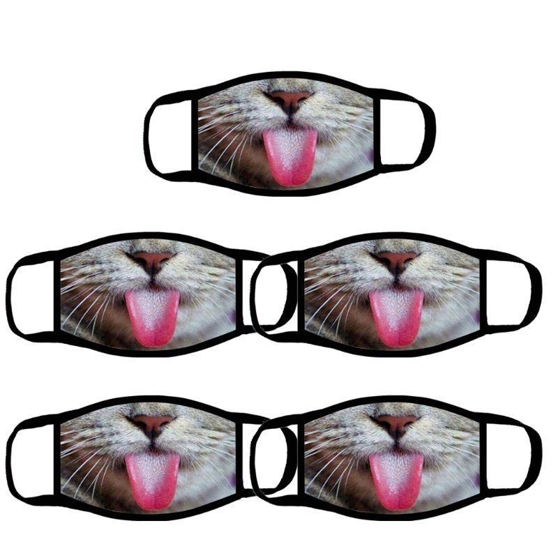 5-pi-ces-mignon-3D-impression-chats-USA-drapeau-lavable-coton-masque-facial-coupe-vent-r