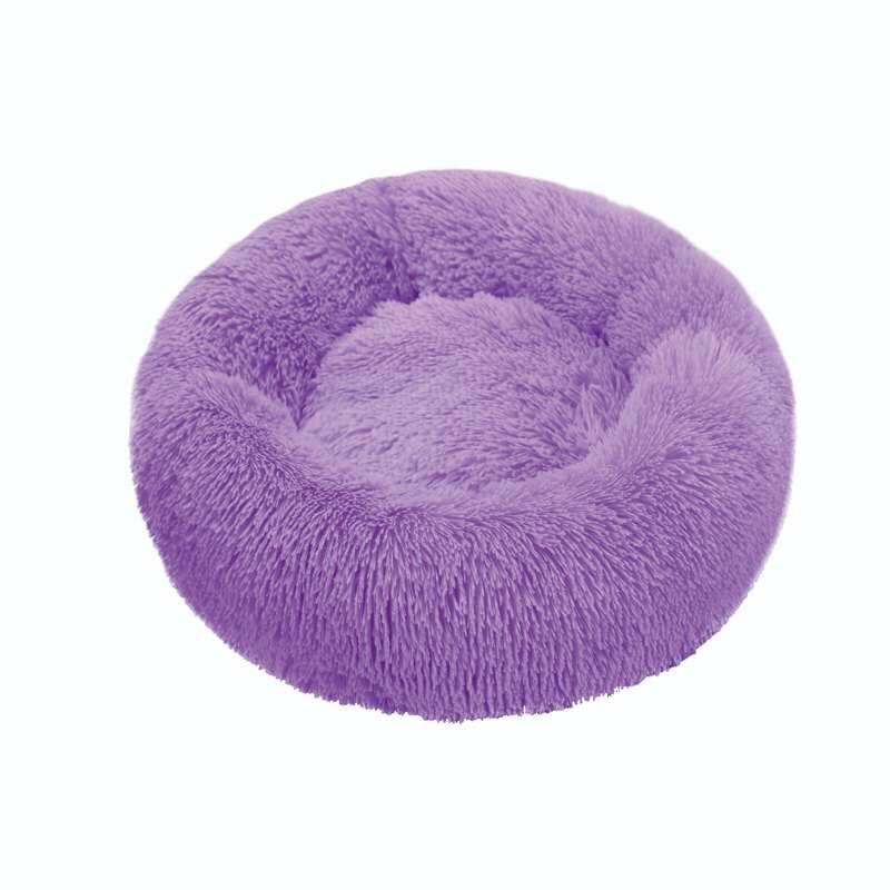 Lit-rond-en-peluche-doux-pour-animal-de-compagnie-chat-et-chien-panier-en-fourrure-pour