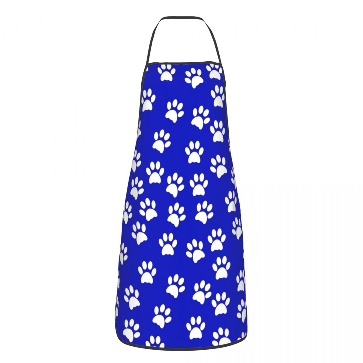 Tablier-de-Cuisine-unisexe-avec-patte-de-chien-rose-bavoir-de-Cuisine-pour-Chef-cuisinier-pour