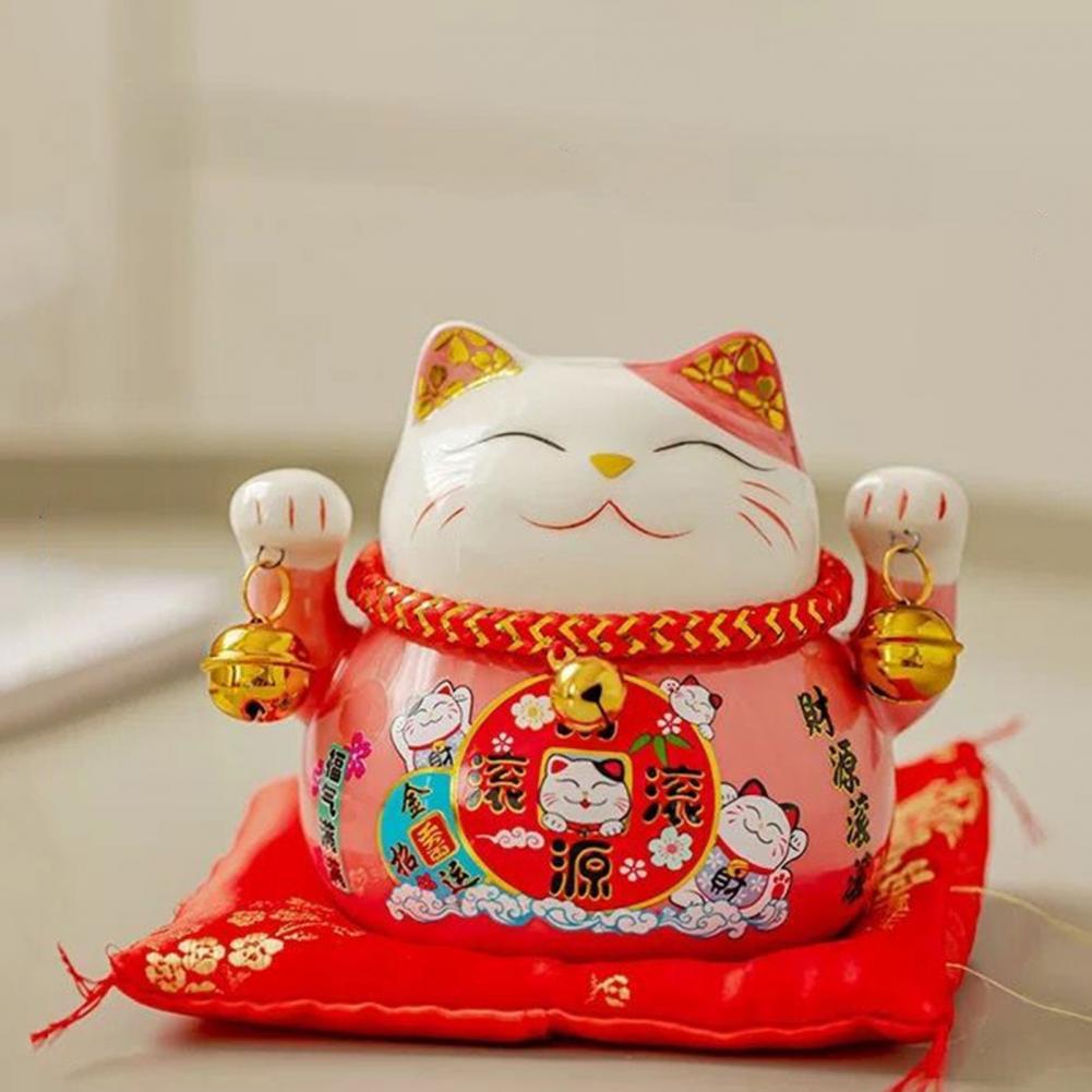 Tirelire Chat Maneki Neko - MAISON - DÉCO - CADEAUX - LOISIRS/LES 3 CHATS  à la maison - Les 3 chats